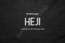 Heji | Elegant Serif Typeface