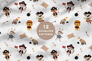 Pirate animals collection, a Seasonal Illustration by JulzaArt (Thumbnail 9 of 10)