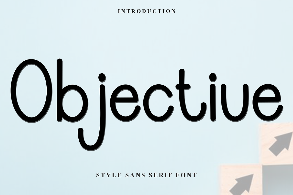 Objective, a Sans Serif Font by FreshTypeINK (Photo 1 of 8)