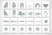 Abstract Shapes and Golden Decor, a Decorative Illustration by Elina Kovtunova (Thumbnail 11 of 15)