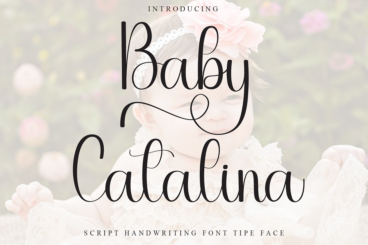 Baby Catalina, a Handwritten Font by InermediaSTUDIO (Photo 1 of 8)