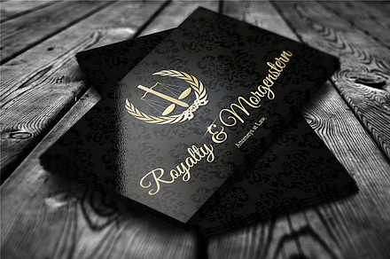 Golden Royalty Business Card