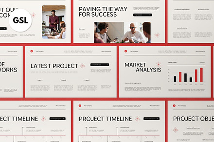 Black Project Proposal Google Slide, a Presentation Template by graphicook