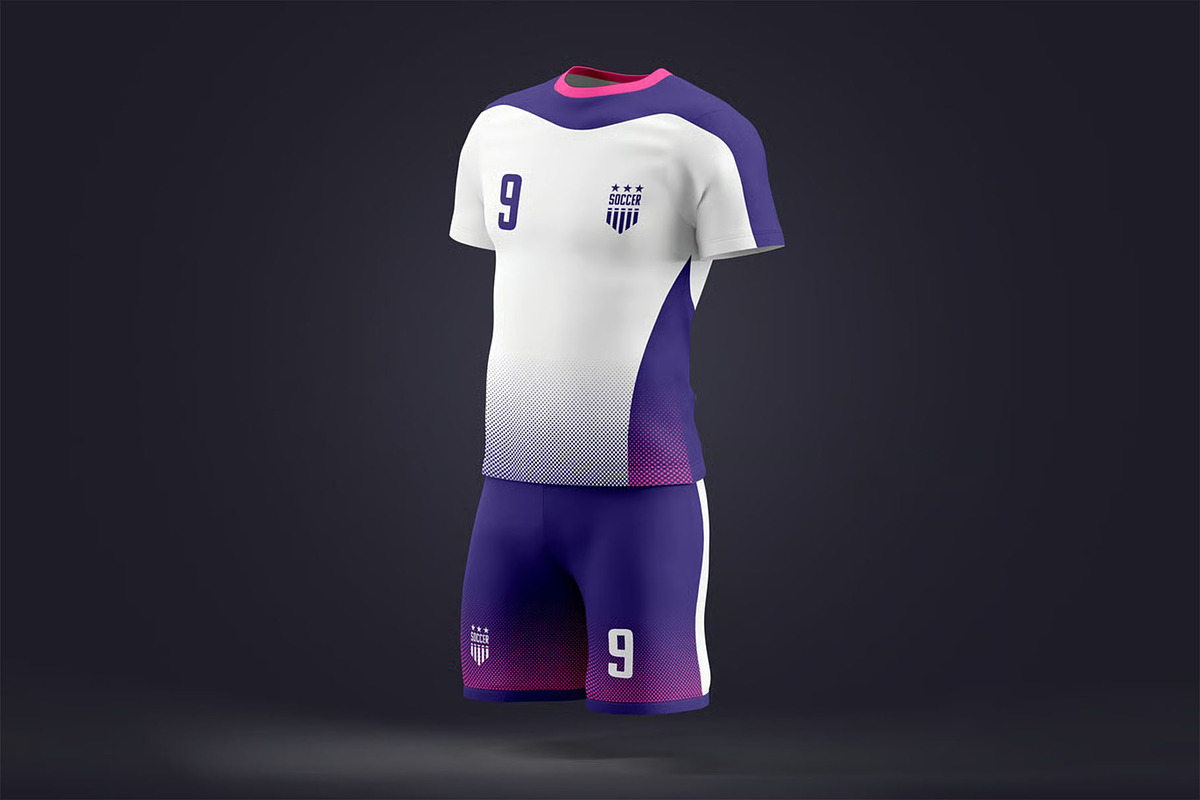 Soccer Uniform Mock-up, an Apparel Mockup by zippypixelstudio (Photo 4 of 11)