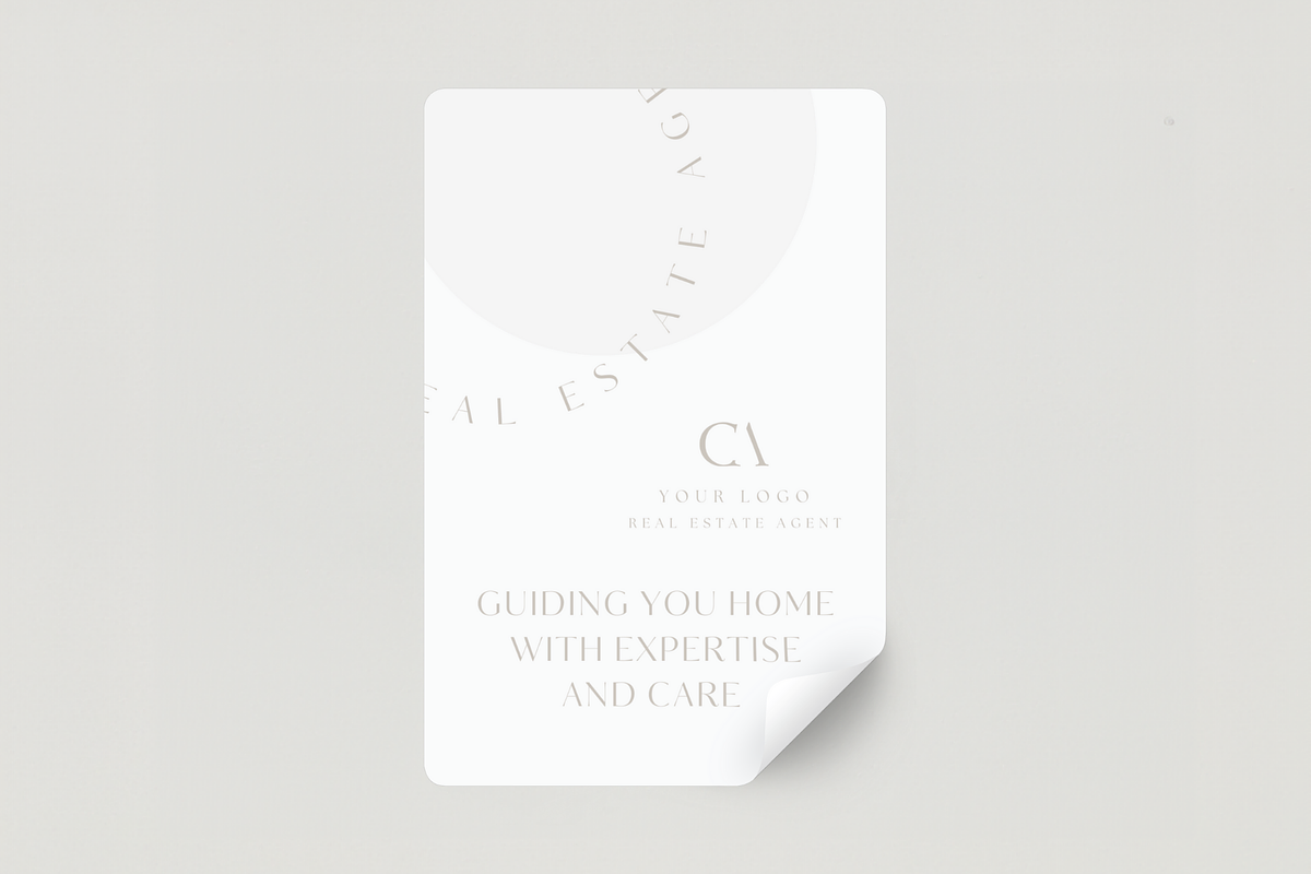 BUNDLE Real Estate Vertical Stickers, a Branding & Logo Template by EstateElements (Photo 4 of 8)