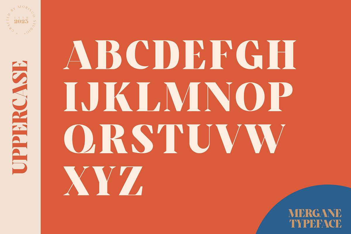 Mergane - Display Typeface, a Serif Font by Morisco (Photo 4 of 7)