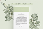 3 Page Green Resume / CV Template M, a Resume Template by Showy68 Template (Thumbnail 4 of 6)