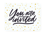 You are invited wedding lettering, a Decorative Illustration by Good Studio (Thumbnail 2 of 3)
