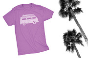 Retro Surf Wagon Vector Illustration, an Object Graphic by Fresh Wave Design (Thumbnail 2 of 6)