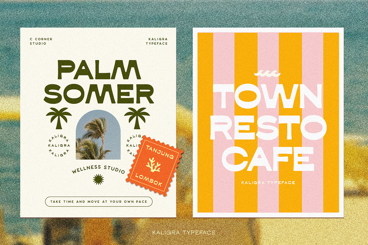 Kaligra Tropicana Sans, a Sans Serif Font by Kaligra.co (Photo 13 of 22)