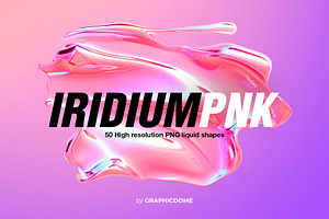 50 Iridium PNK PNG Elements