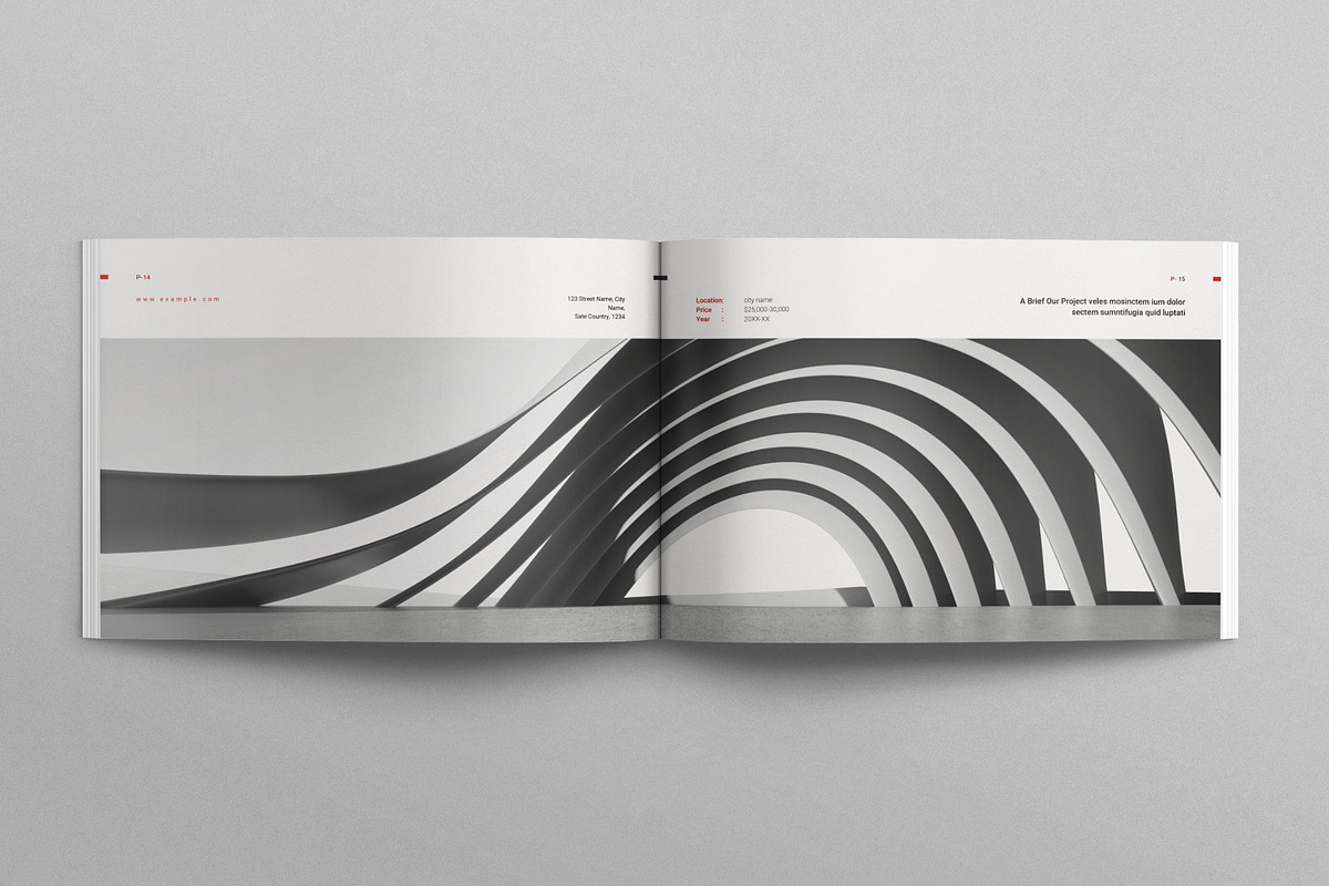 Architecture Portfolio Landscape, a Brochure Template by E-Type (Photo 6 of 12)