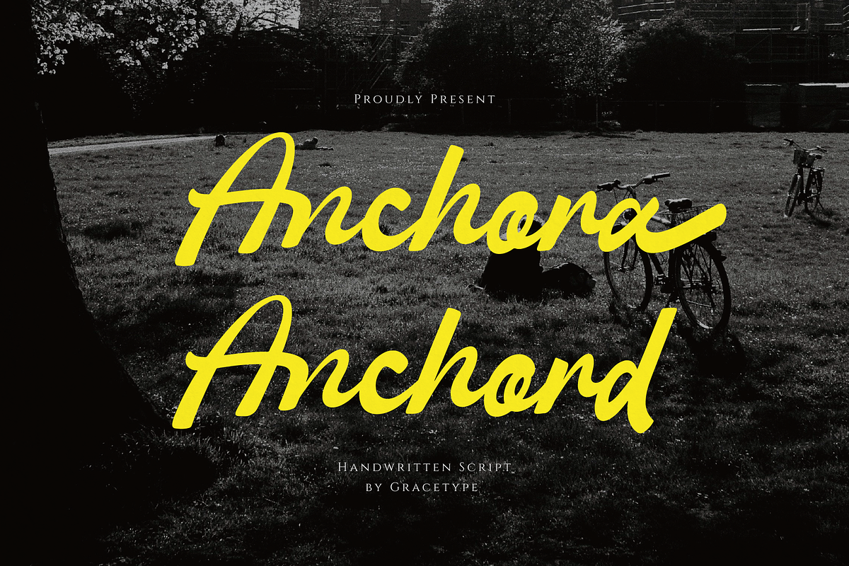 Anchora Anchord | Handwritten Script, a Script Font by gracetype_studio (Photo 1 of 12)