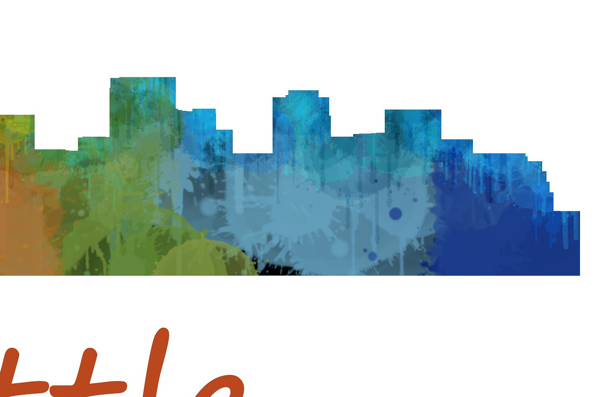 10xFiles Pack Seattle Skylines, an Illustration by HQPhoto Store (Photo 10 of 10)