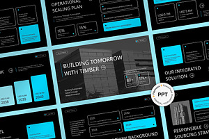 Business Plan Template, a Presentation Template by FIBRINOSÄ