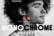 Monochrome Lightroom Presets, a Preset Add-On by Presetrain Co. (Thumbnail 1 of 10)
