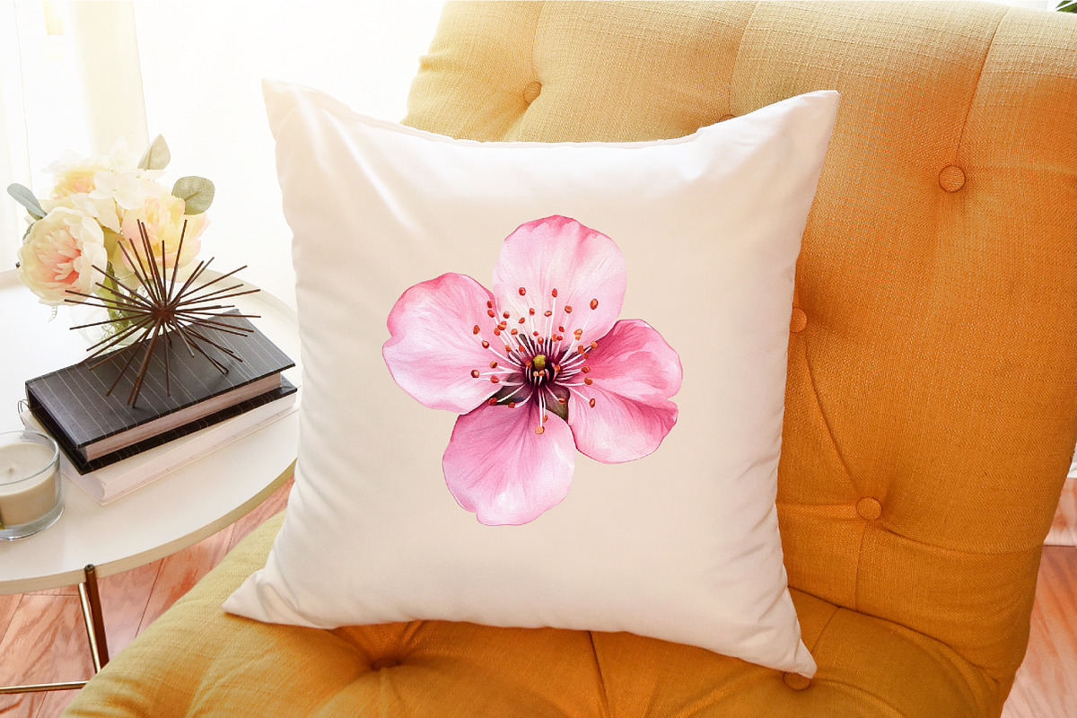 Watercolor Cute Peaches Garden Fruit, an Illustration by Sublimation Artist (Photo 6 of 6)