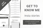 Get To Know Me - Insta Stories, a Social Media Template by Annemiek van Luinen (Thumbnail 1 of 11)