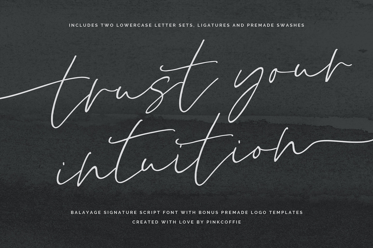 Balayage | Signature Script + Logos preview 6