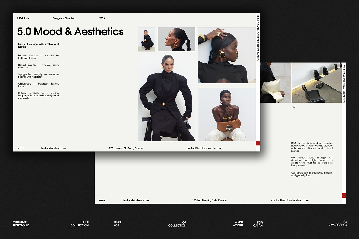 LUMI | Portfolio, a Presentation Template by Viva Agency (Photo 3 of 10)