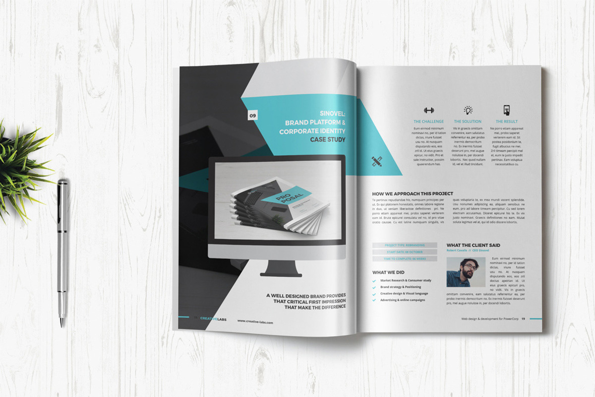 Proposal, a Brochure Template by Sabin (Photo 4 of 6)