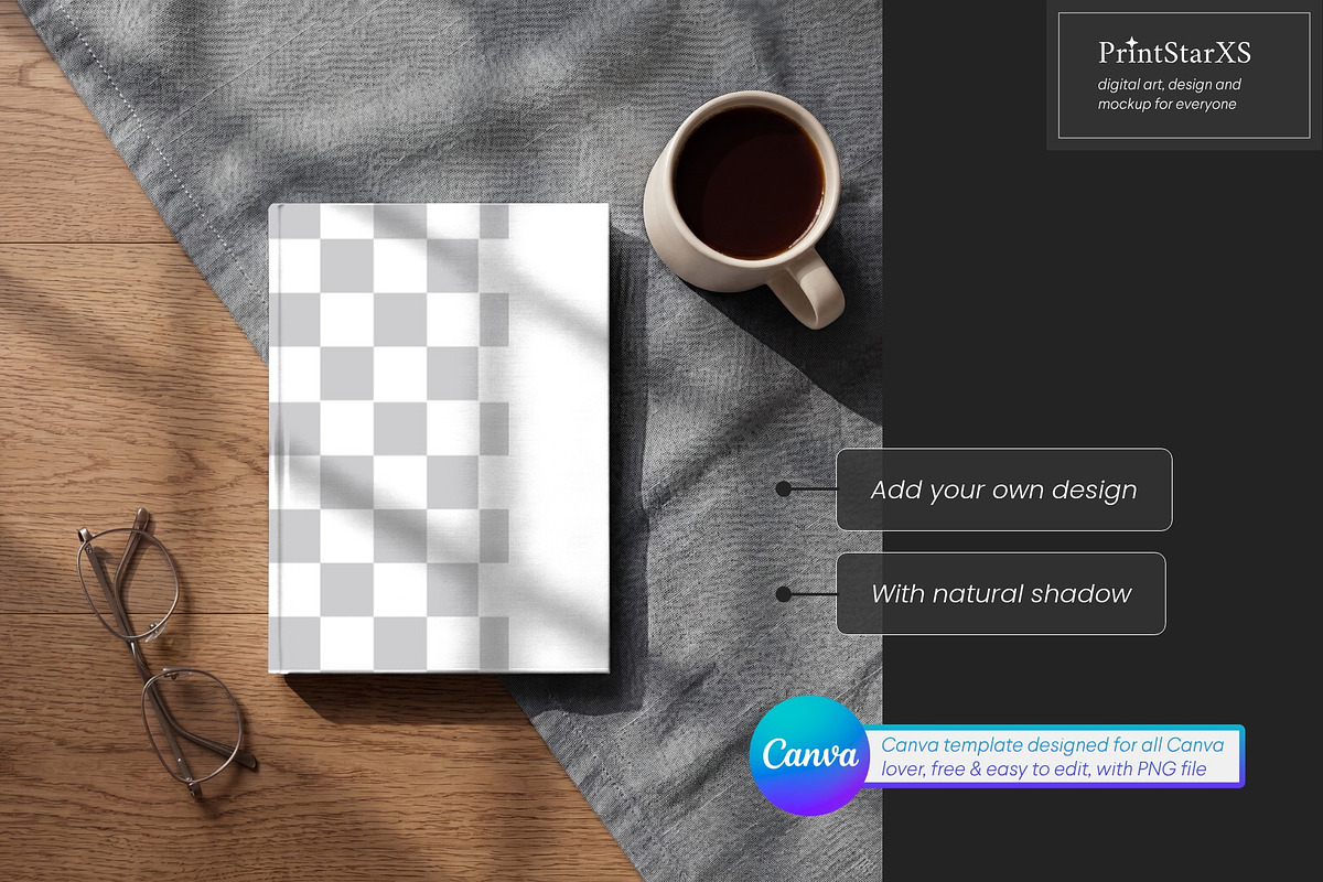 KDP Journal Book Canva Mockup Bundle, a Books & Magazine Mockup by PrintStarXS (Photo 6 of 7)