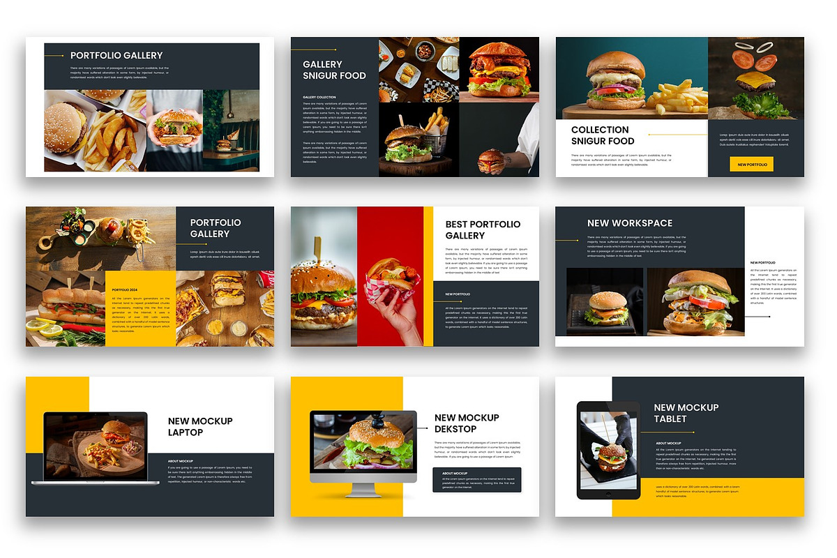 Snigur– Food PowerPoint Template, a Presentation Template by kreatifreya (Photo 4 of 5)