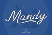 Mandy – Script Font, a Script Font by Almeera Std (Thumbnail 1 of 10)