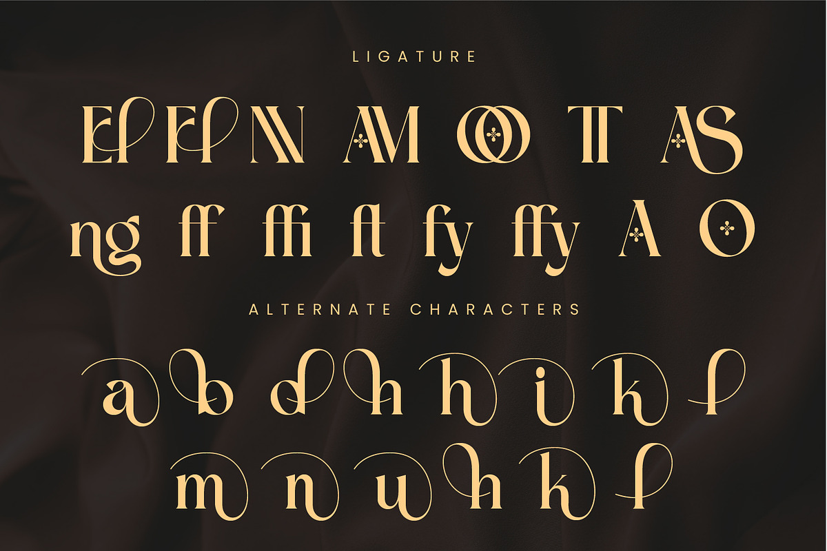 Flangen – Luxury Branding Fonts, a Serif Font by Randi Irvan | Rvandtype (Photo 11 of 12)