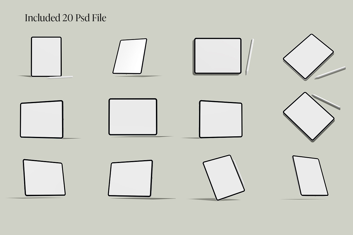 iPad Pro Mockup, an iPad Mockup by Graphicbars (Photo 11 of 25)