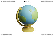 Desktop Globe World Map Display 3D, an Object 3D Model by Wencory (Thumbnail 1 of 3)