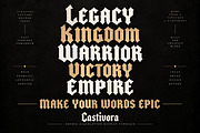 Castivora, a Blackletter Font by Wow Magic (Thumbnail 2 of 4)