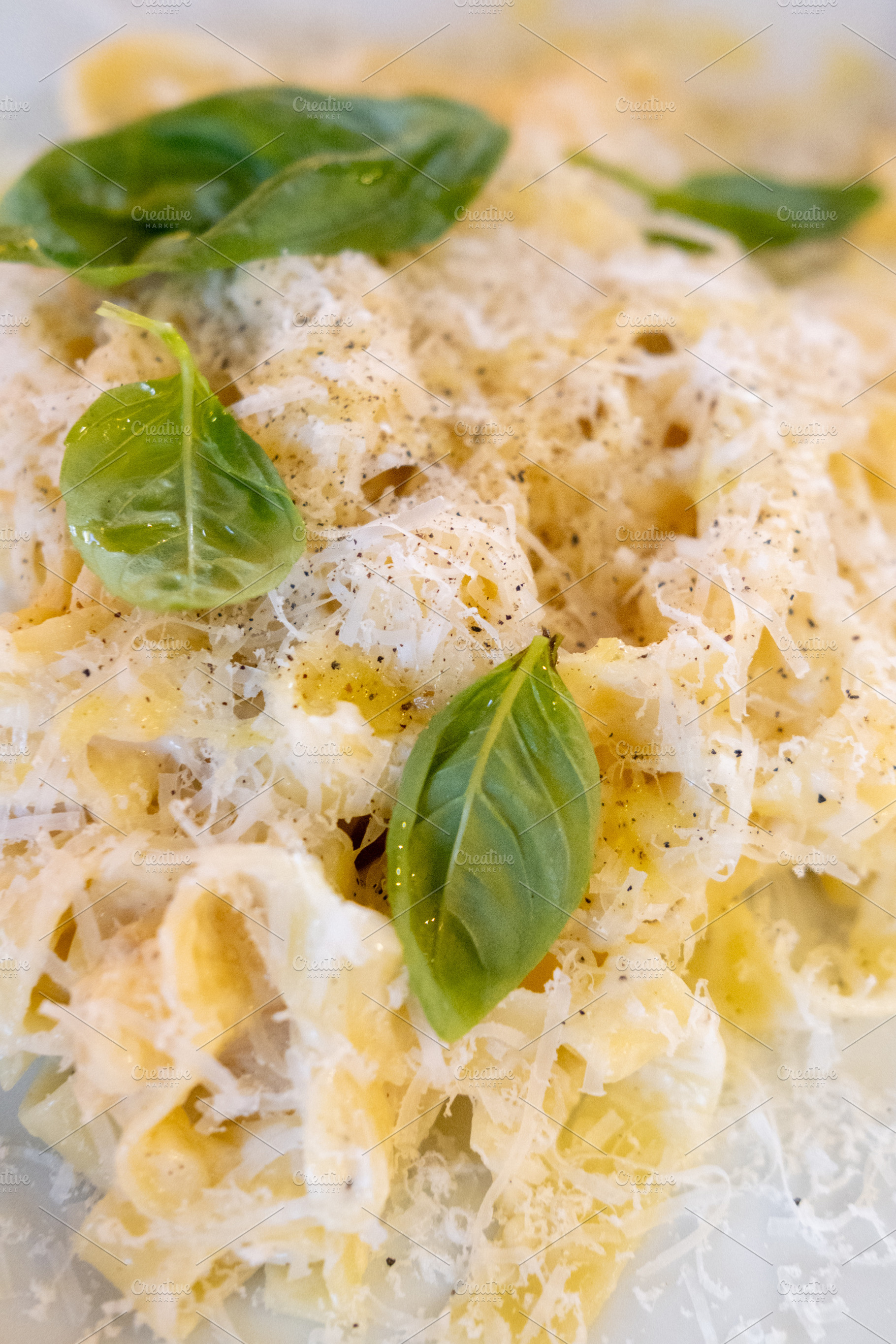 Tagliatelle parmesan dinner meal vegetarian dish, a Food & Drink Photo by Photo Drive Studio