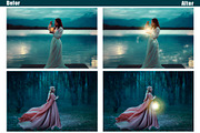25 Kerosene lamp light effects, a Layer Style Add-On by OverlayBox (Thumbnail 2 of 5)