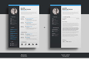Resume Template / CV, a Resume Template by ThemeDevisers (Thumbnail 2 of 6)