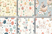 Cute Easter Painted Seamless Pattern, a Pattern Graphic by DreamCafeArt (Thumbnail 2 of 7)