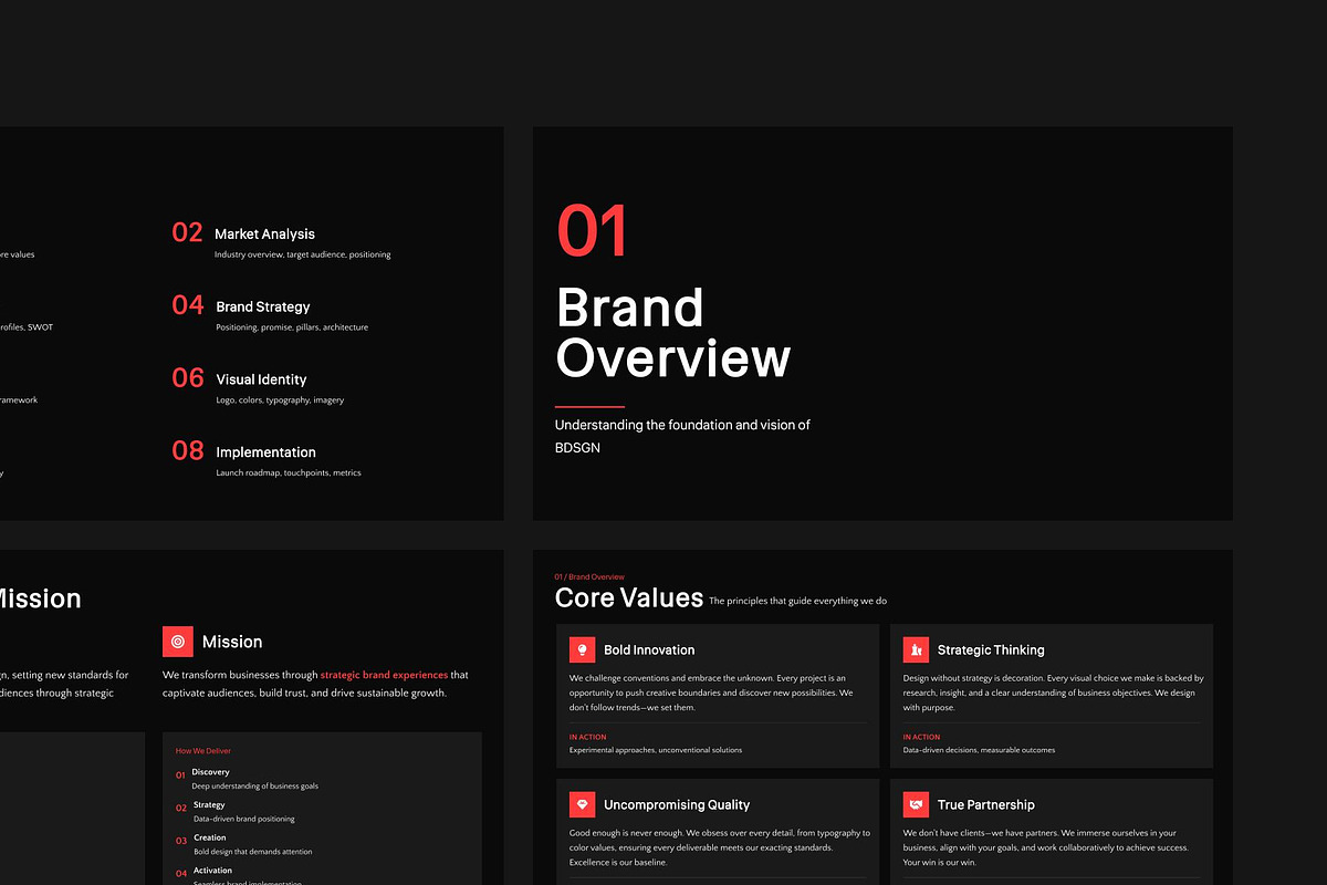 Brand Strategy & Identity Template, a Presentation Template by bonjourdsgnco (Photo 3 of 5)