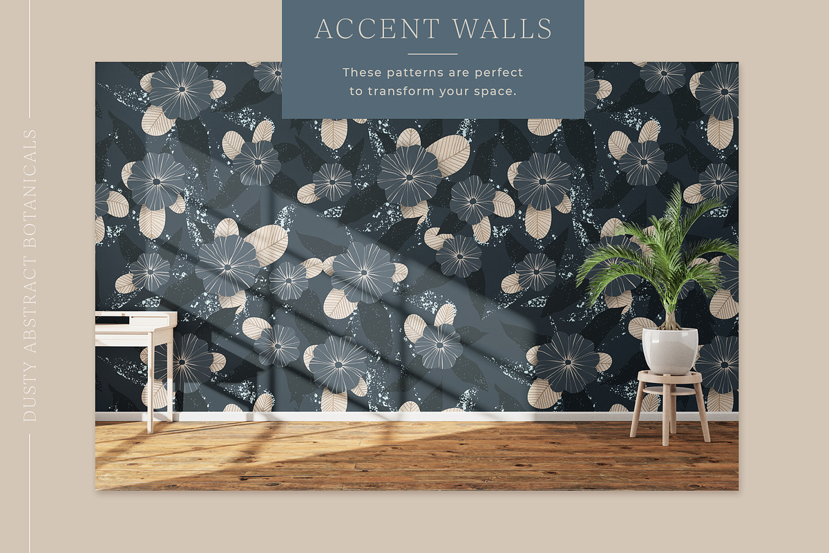 Dusty Abstract Botanicals Patterns, a Decorative Illustration by Ramona Schratt (Photo 4 of 12)