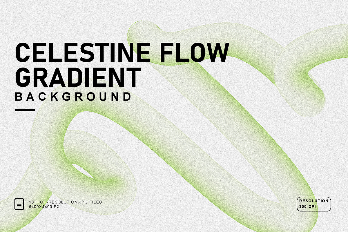 Celestine Flow Gradient Background, a Background Graphic by Eltypesstudio (Photo 1 of 12)