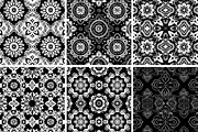 Black Mandala Seamless Patterns, a Pattern Graphic by PrintablesByFranklyn (Thumbnail 4 of 4)