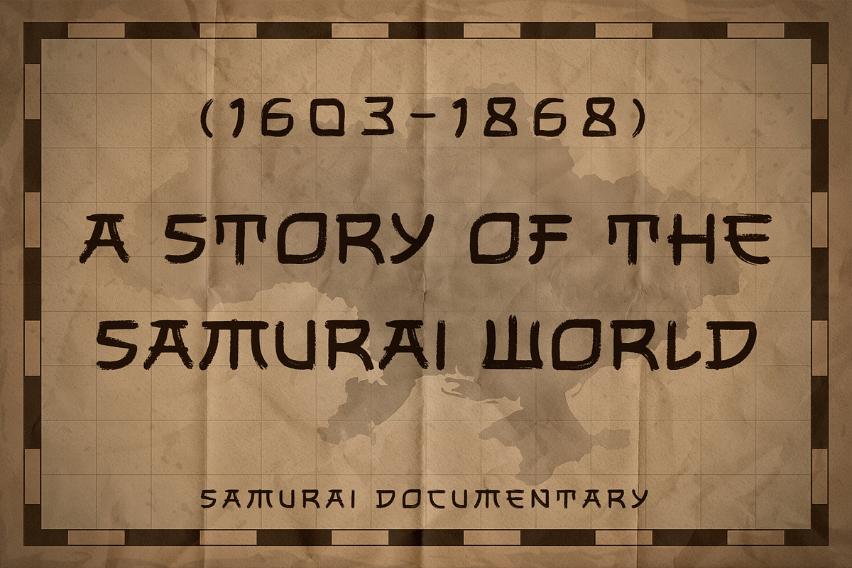 Katana - Elegant Japanese Samurai, a Handwritten Font by OWPictures (Photo 8 of 11)