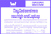 Maybe Someday font, a Font by weknow (Thumbnail 2 of 8)