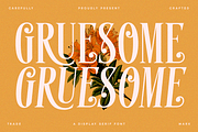 Gruesome - Display Serif Font, a Serif Font by Letterhend Studio (Thumbnail 11 of 11)