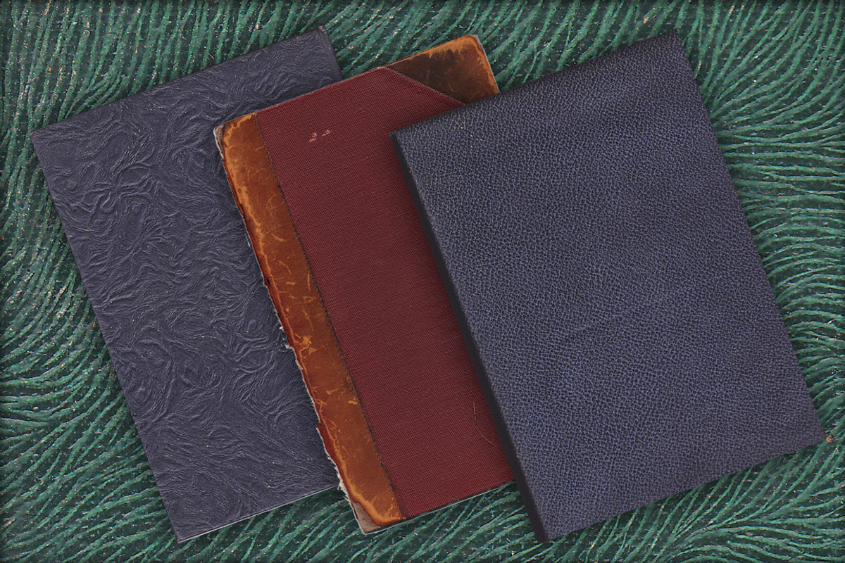 10 Vintage and Antique Book Covers, a Texture Graphic by Blue Line Design (Photo 3 of 5)