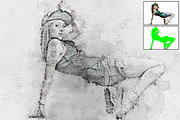 Sketch Art Photoshop Action preview 4