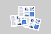 Landscape Flyer Mockup - 16 views, a Books & Magazine Mockup by Illusiongraphic (Thumbnail 13 of 21)
