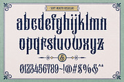 Soft Mouth Victorian Typeface, a Blackletter Font by alit design (Thumbnail 19 of 24)