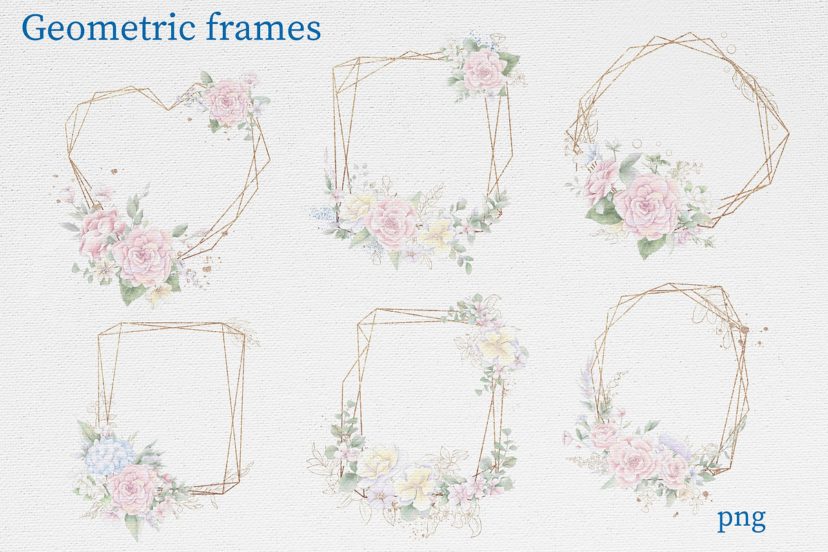 Watercolor flowers Roses clipart, an Illustration by Yuliya Art (Photo 2 of 19)
