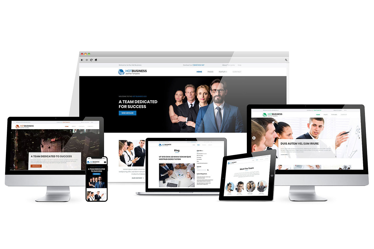 Hot Business, a WordPress Template by hot-themes (Photo 4 of 6)