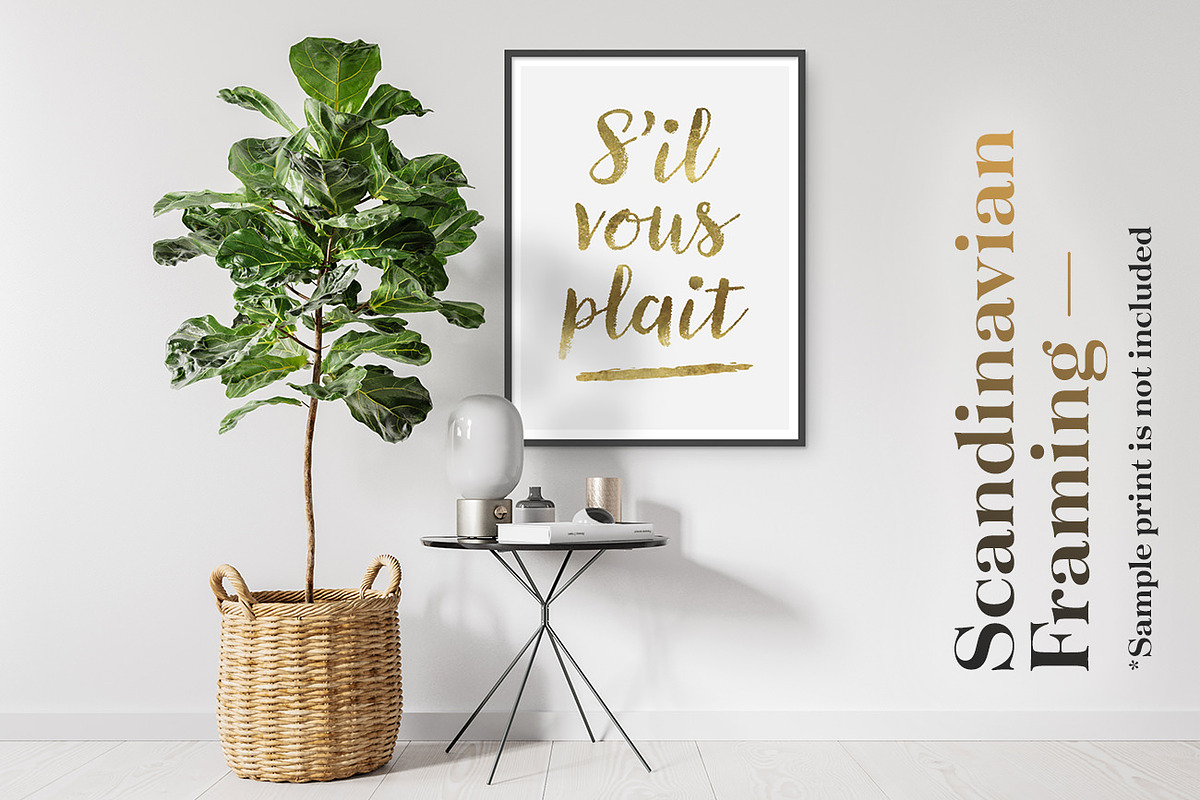 375+ Mockups ‒ Scandinavian Framing, a Print Template by Frisk Shop (Photo 13 of 27)